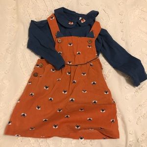 Kite Fox Dress and Pinafore